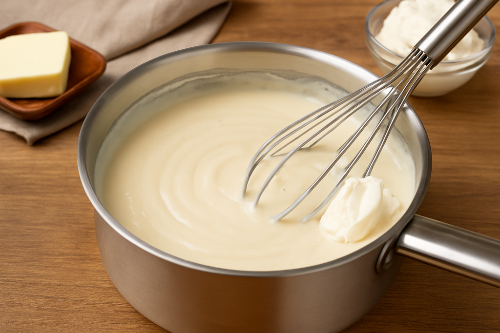 Descubra o segredo do Molho Branco cremoso com requeijão