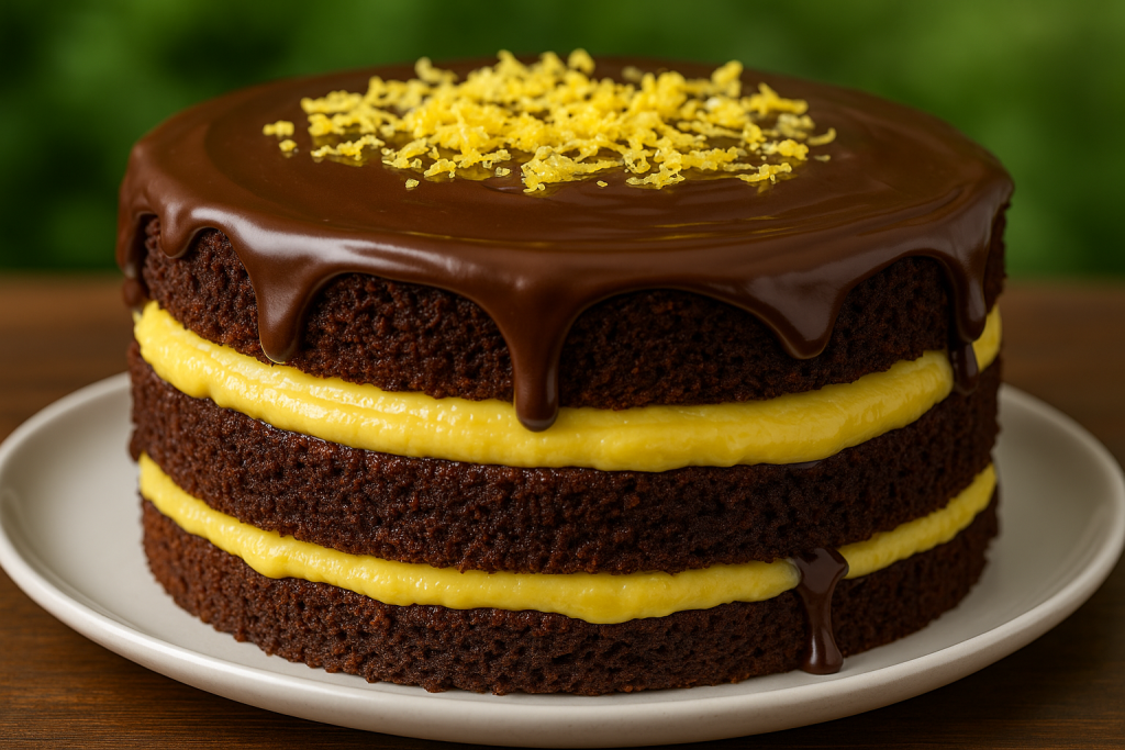 Descubra o sabor inusitado do Bolo de Chocolate e Limão que está conquistando todo mundo