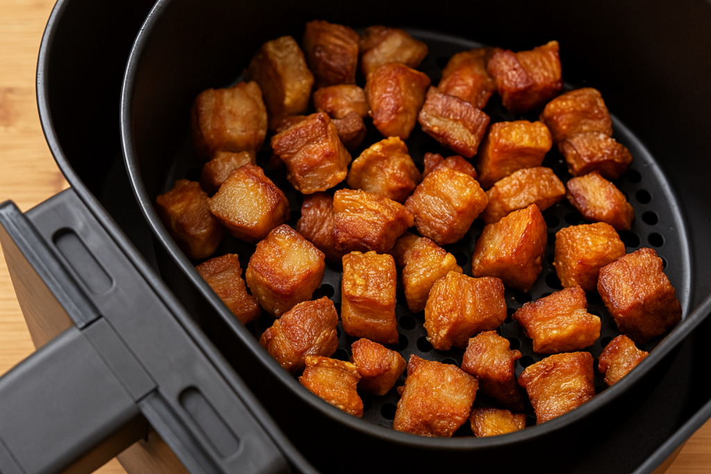 O Torresmo mais crocante feito na Airfryer; descubra como é simples e surpreendente