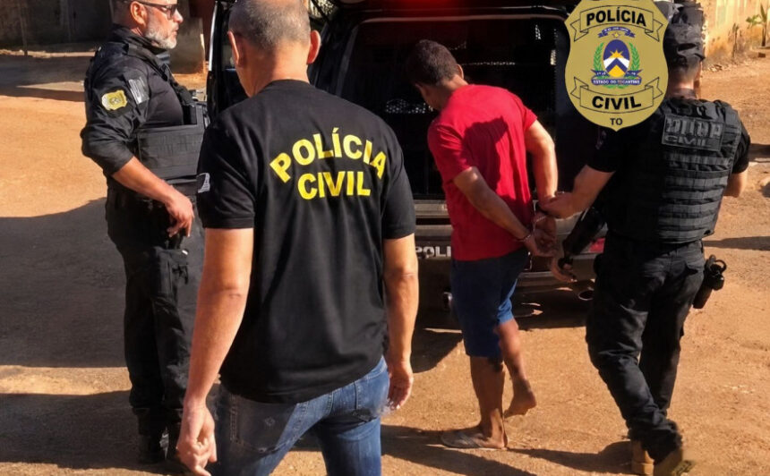 Polícia Civil prende homem suspeito de matar policial militar aposentado no sul do Tocantins